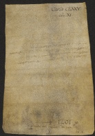 175 C.18.CLXXVv, Investitura fatta da Eriberto vescovo a favore di Aldeberto da Savignano, Modena, 1062, feb.
