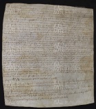 26 B.1.XXVIr, Permuta di terre tra Ildeprando vescovo e Giovanni prete, Modena, 979, set. 30