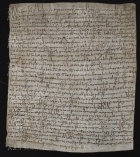 31 B.2.XXXIr, Investitura fatta da Ildeprando vescovo a favore di Azzo prete, di Agimo da Fredo e di Rozo prete, Modena, 991, mag.