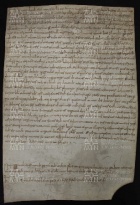 37 B.3.XXXVIIr, Investitura fatta da Giovanni vescovo a favore di Andrea prete e diacono della nella chiesa di Modena, Modena, 997, gen.