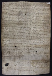7 B.6.VIIr, Investitura fatta da Varino vescovo a favore di Adelberga da Modena e di Adelberto prete, Modena, 1006, nov. 26