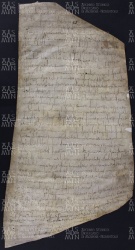 7 A.3.VIIIr, Acquisto fatto da Martino di certe terre vendute da Polla, Città Geminiana o Nuova, 823, giu. 21