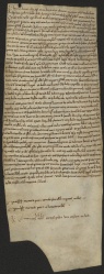 201 C.24.CCIr, Investitura fatta da Eriberto vescovo a favore di Alberto e di Pietro da Acquaviola, Modena, 1076, apr. 2