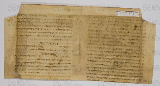 Pergamene ebraiche ACAMO 2-63, s.s - 52.2a