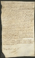 153 E.2.CXXXVIIr, Investitura fatta da Ribaldo vescovo a favore di Rotechello da Vignola, Savignano, 1148, set. 29