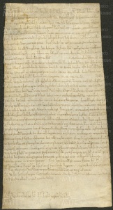 185 E.7.CLXIVr, Rinnovazione d'investitura spedita da Enrico vescovo a Guido e Sigfredo de Gajo, Modena, 1157, dic. 24