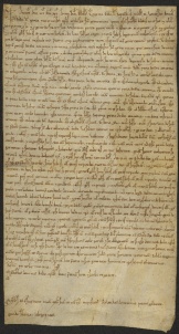 86 D.16.LXXIXr, Investitura fatta da Dodone vescovo a favore di Pietro, Giovanni, Girardo, Alberto, Guido e Giovanni da Fossato Regio, Modena, 1133, set. 11