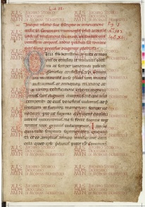 222 lib. II p. Ir (cod. O.II.11),Inizio relazione e descrizione della fabbrica della Chiesa di San Geminiano o cattedrale di Modena, 1099