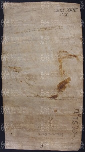 18 A.13.XVIIIv, Investitura fatta da Guido vescovo a favore di Giovanni da Nonantola, Modena, 955, mar.
