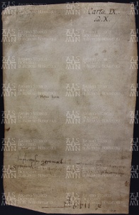 9 A.11.IXv,Investitura fatta da Gotefredo vescovo a favore di Grimaldo, Giovinazzo ed Ermeruda sua moglie, Castello presso CIttanova, 911, lug. 1