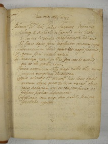 O.VI.3 Viste Pastorali 1585-1588 - pag. 2r Campiglio 1585
