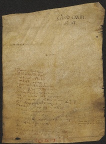 123 C.8.CXXIIIv, Donazione fatta da Restano e da diversi altri, di diversi beni a favore di Wiberto vescovo, Vignola, 1041, ago. 5