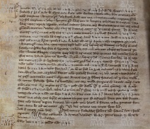 129.I(H) c. CIIv (cod. O.III.27) Il Capitolo da a certi de Bonizonis a terza generazione alcune terre poste in villa Santo Stefano 1142  10 mar.