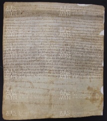 33 B.2.XXXIIIr, Donazione fatta da Restano da Cornaleto a favore di Giovanni vescovo, Modena, 994, giu.