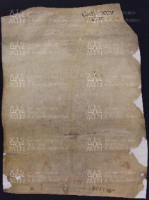 74 B.19.LXXIVv, Locazione fatta da Ingone vescovo a favore di Andrea, Domenico, Martino e alcuni altri da Saliceto, Modena, 1033, gen. 13