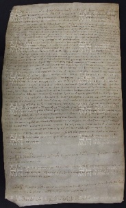 69 B.18.LXIXr, Investitura fatta da Ingone vescovo a favore di Gerardo e altri, Spilamberto, 1032, set. 17