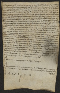 75 D.14.LXXr, Investitura fatta da Dodone vescovo a favore di Benzo e di Gerardo da Vignola, Savignano, 1128, dic. 4