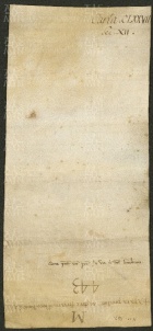 198 E.10.CLXXVIIv, Investitura spedita da Enrivo vescovo ad Andrea Ferrari de Roncaglia, Modena, 1158, mag .30