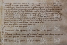 173v.I(H) c. CVIIr (cod. O.III.27) Viene accordata in enfiteusi a 5a generazione certa terra di ragione del Capitolo ad Alberto Lindivaldo da Curtatone 1155  28 nov.