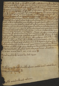 26 D.5.XXIIIr, Investitura fatta da Dodone vescovo a favore di Bernardo da Cortile, Modena, 1112, ot.. 22