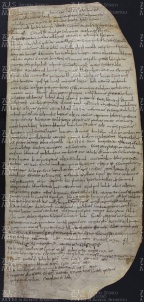 5 A.3.VIr, Investitura fatta da Deodato vescovo a favore di Giovanni e Valperga sua moglie, Modena, 816, dic. 3