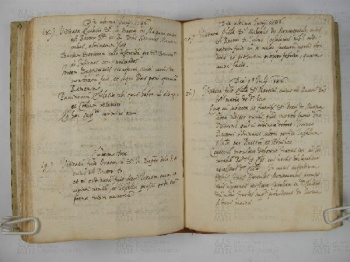 O.VI.3 Viste Pastorali 1585-1588 - pag. 93 Maserno 1586 - Riva 1586 - Montespecchio 1586 - S. Martino 1586