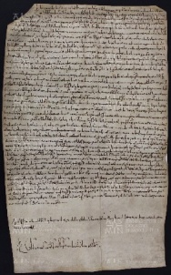 50 B.14.Lr, Investitura fatta da Ingone vescovo a favore dei fratelli Bonezo e Domenico, Modena, 1028, apr. 27
