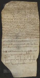 84  B.21.LXXXIVr, Acquisto fatto da Domenico prete a favore di Ingone vescovo di una terra in Gorgale, Castel d'Aiano, 1034, mag. 23