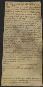 97 D.18.LXXXIXr, Investitura fatta da Ribaldo vescovo a favore di Alberto, Modena, 1137, feb. 7