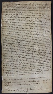 70 B.18.LXXr, Investitura fatta da Ingone vescovo a favore di Ugo da Ganaceto, Modena, 1032, mar. 29