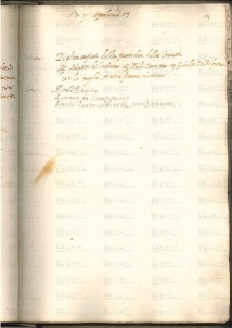 ACMo O.I.33 - pag. 124r S. Trinità (Modena) 1573